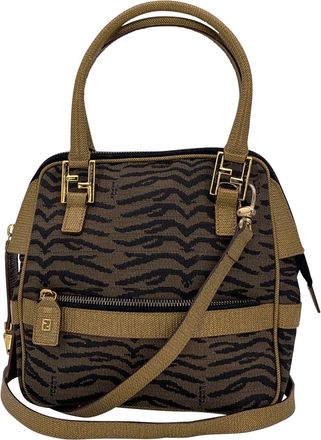 Fendi Fendi Vintage stoffen crossbodytas