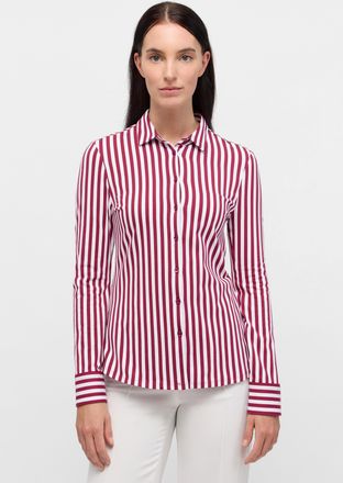 Eterna Hemdbluse ETERNA FITTED, Damen, Gr. 36, rot, 95% Baumwolle, 5% Elasthan, schmal, Blusen Hemdbluse