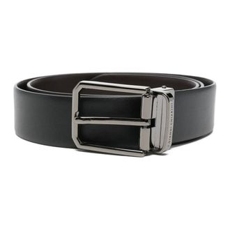 Gianni Chiarini Belts, male, Black, Size: 110 CM Reversible Belt