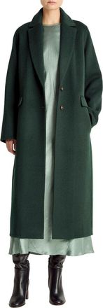 Vince Single Breasted Classic Wool & Cashmere-Blend Coat
