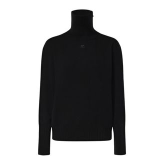 Courr&egrave;ges Turtlenecks - female - Courr&egrave;ges - Turtlenecks - Black - XS - Knitwear