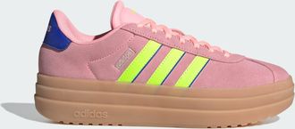 adidas Womens VL Court Bold Shoes - Pink Leather - Size UK 7.5