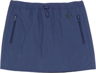 Gucci Rokken, Dames, Blauw, XS, Leer, Short Skirt