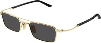 Gucci Gg 2258S Zonnebril - unisex - Zonnebrillen - Geel - 49 MM - Nylon - Accessoires