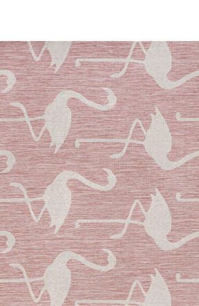 Jonathan Y Designs Liana Casual Coastal Flamingos Two-Tone Indoor/Outdoor Area Rug in Pink/cream at Nordstrom, Size 8Ft 0In X 10Ft 0In