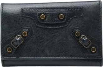 Balenciaga Pre-owned Wallets, female, Black, Size: ONE SIZE Pre-owned Vintage Key-holder
