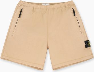Stone Island Mens S0003 Zip Pocket Shorts Beige - Cream - Size: 38/32