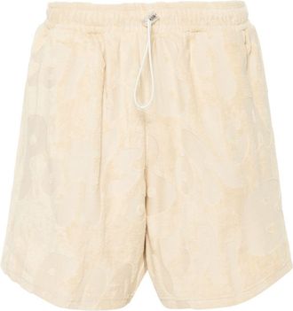 BONSAI Branding deck shorts - men - Cotton - L - Neutrals