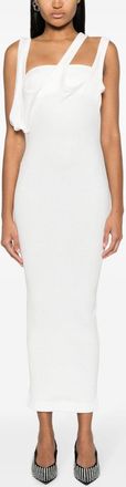 The Attico Geribbelde Jersey Midi-jurk - Runway