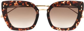 Isabel Marant IM0083GS Butterfly Sunglasses - women - Acetate/Metal (Other) - One Size - Brown