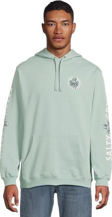 Salty Crew Lurking Fleece Mens Sweatshirt Slate : LG, Cotton/Fleece/Polyester