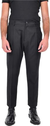 low brand Heren, Broeken, Zwart, Maat: W32 Wol