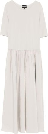 Emporio Armani Womens A-Line Midi-Length Midi Dress