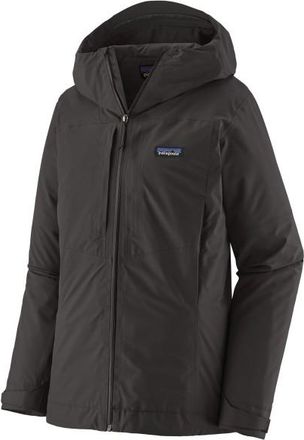 Patagonia Insulated Boulder Fork Rain Jacket Regenjacke f&uuml;r Damen | schwarz/grau