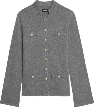 Zadig&Voltaire Cardigan con effetto mélange - Grigio