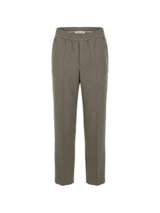 Golden Goose Journey Ms Wide Jogging Pant Pompeo Virgin Wool Chevronne