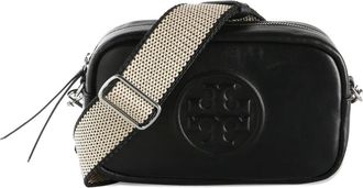 Tory Burch mini Miller leather cross body bag - Zwart