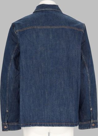 Paul Smith Organic Cotton Denim Chore Jacket - Blue