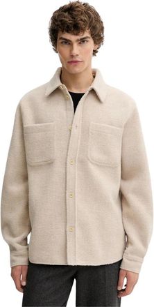 Les Deux Shirt Jacket - Heren - Zomerjassen - Beige - M - Polyester - Jassen