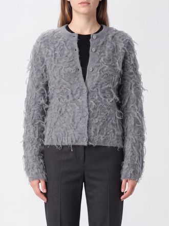 Fabiana Filippi Cardigan girocollo in misto mohair e alpaca con bottoni