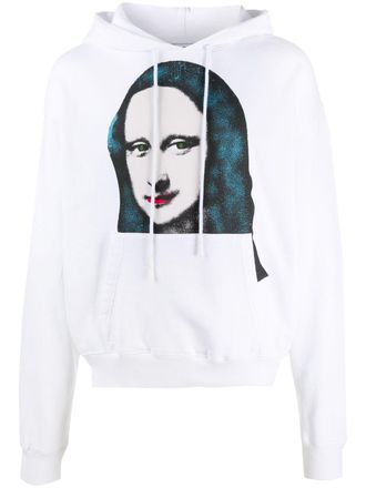 Off-white Felpa con stampa Mona Lisa - Bianco