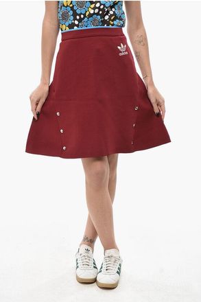 adidas WALES BONNER Jersey Miniskirt with Buttoned Slits size Xl