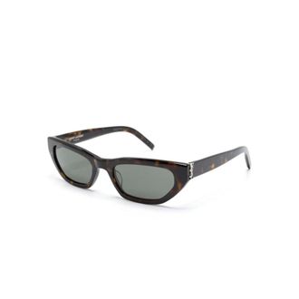 Saint Laurent SL M126 002 Sunglasses - unisex - Saint Laurent - Sunglasses - Brown - 54 MM - Accessories