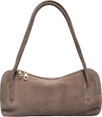 Luisa Vannini Beige Rundleer Tas