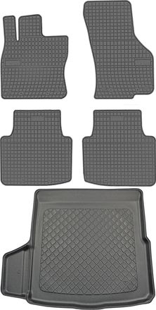 OEM Volkswagen Arteon Sed&aacute;n Desde Junio De 2017. Juego De Alfombrillas De Goma Para Coche Y Alfombrilla Para Maletero