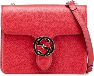 Gucci Pre-owned Cross Body Bags, female, Red, Size: ONE SIZE Pre-owned Shoulder Bag