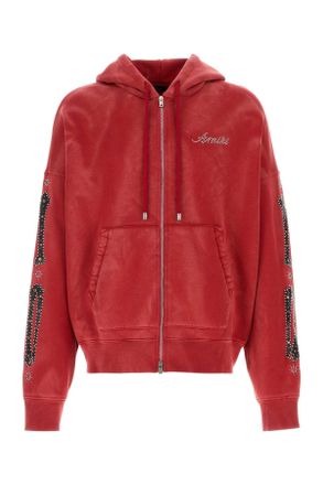 Amiri Red Cotton Sweatshirt