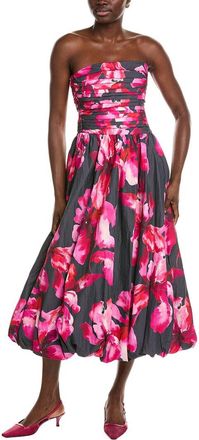 AMUR Helena Bubble Midi Dress