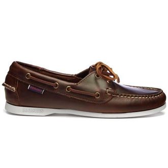 Sebago Jacqueline Waxy Woman Boat Shoes in Brown at Nordstrom, Size 10.5
