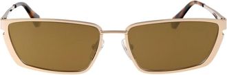 Off-white Stijlvolle Richfield zonnebril voor de zomer - unisex - Zonnebrillen - Geel - 56 MM - Accessoires