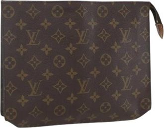 Louis Vuitton Pre-owned Clutches, female, Brown, Size: ONE SIZE Pre-owned Canvas Clutch