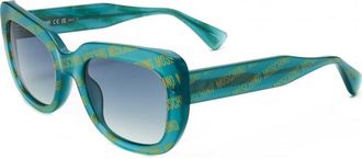Moschino Womens MOS132 S 53 6HO Sunglasses - Green - One Size