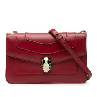Bulgari Pre-owned Bvlgari Leather Serpenti Forever Crossbody Ladies OZRRY8JQLZMQKMP5