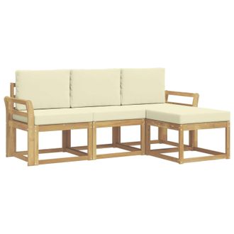 vidaXL Conjunto De Sof&aacute;s De Exterior 4 Pcs Vidaxl
