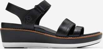 Cole Haan Womens &Oslash;riginal Grand Peyton Flatform Sandals - Black Size 10.5