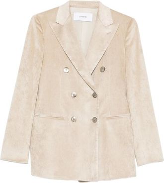 Lardini Double-breasted Corduroy Blazer