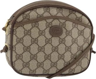 Gucci Pre-owned Plastic Cross Body Tas - Dames - Vintage Schoudertas - Beige - ONE Size - Vintage