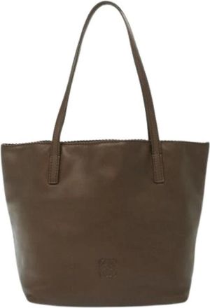 Loewe Pre-owned Tote Bags, female, Brown, Size: ONE SIZE Pre-owned Shoulder Bag