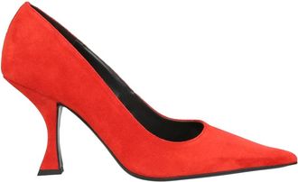 by FAR Viva Pomodoro Suede Leather Heel - Dames - Pumps - Rood - 36 EU - Leer - Schoenen