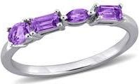 Delmar Multiple Cut Amethyst Stacking Ring in Purple at Nordstrom Rack, Size 6