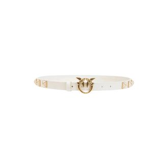 Pinko Pinko, Dames, Accessoires, Wit, Maat: M Leer