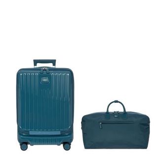 Bric's Positano 2 Piece Set 21 Carry On Expandable Spinner w/Pocket & 22 Deluxe Duffle in Sea Green at Nordstrom