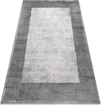 RugsX Rugsx - Alfombra Noble Moderna 9730 65 Marco Vintage - Structural Dos Niveles De Vell&oacute;n Crema / Gris Beige 200x290 Cm