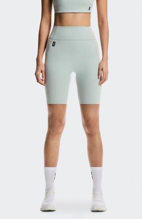 On Studio High Waist Bike Shorts in Mineral at Nordstrom, Size X-Small