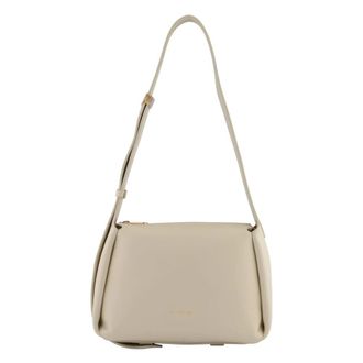 Pourchet Tassen, Dames, Beige, ONE Size, Leer, S&eacute;vign&eacute; Small Crossbody