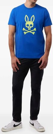Psycho Bunny T-shirt Posen Matte - Blu